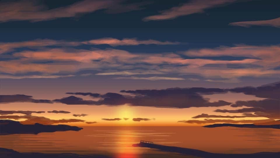 ゲーム背景簡易版、イメージボードを作成します サイズが小さい、または構図が単純なゲームその他背景 イメージ2
