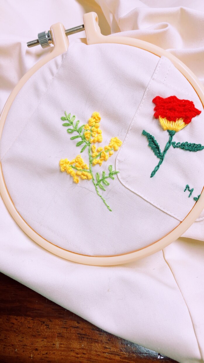 刺繍で命名証を作ります 世界に一つだけの商品を提供致します。全て手作りです。 イメージ7