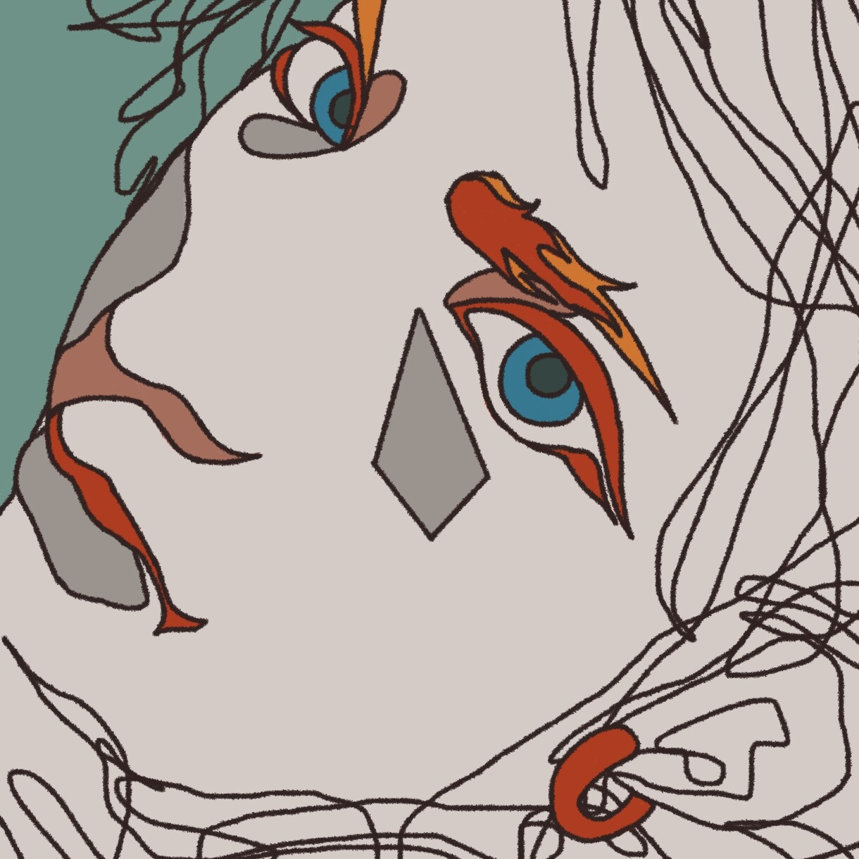 グラフィック、イラスト制作いたします サイケデリックでほんの少し暗いグラフィック、いかがですか？ イメージ2