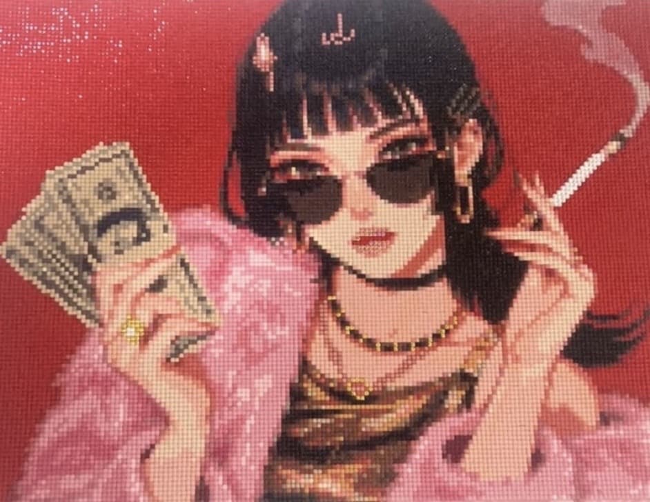 ダイヤモンドアートを丁寧に制作代行します ダイヤモンドアート歴約2年♡一粒ずつ丁寧に制作します イメージ3
