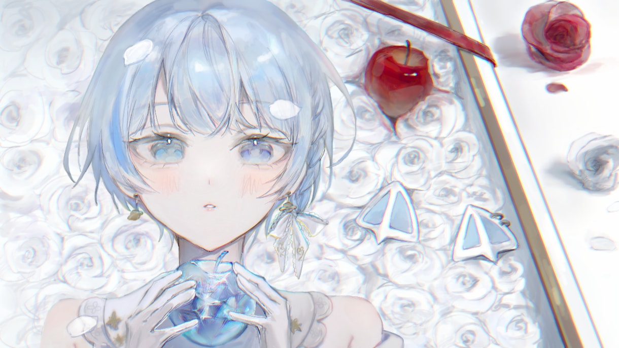 儚く美麗なイラストを描きます 惹き込まれるサムネイル・歌ってみた動画を作りたい人へ イメージ4