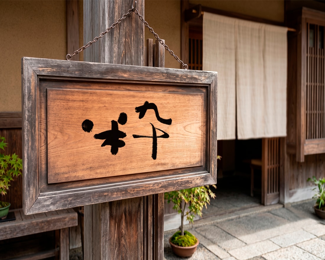 あなたのブランドの想いを丁寧に、愛おしく形にします 看板・名刺・ショップカードの和モダンデザイン イメージ3