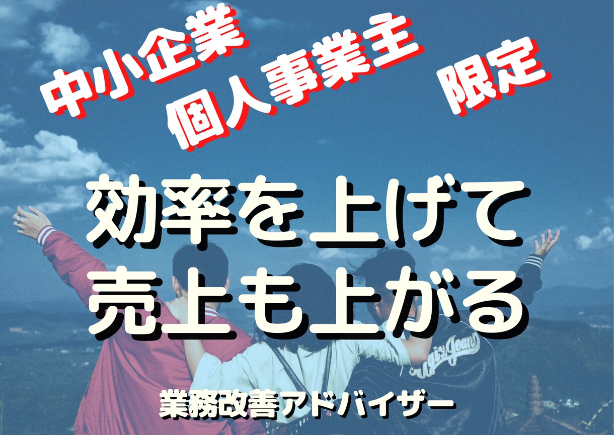 限定10名価格】業務改善とシステム作成いたします ミニマムな業務システム・明朗な業務フローにしましょう イメージ1