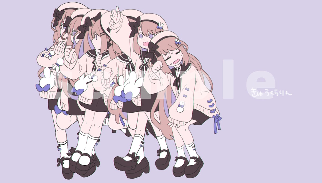 イラストから編集まで！歌ってみたMV作成します 音源だけでOK！オリジナル構成、動画編集のみも受付可能です イメージ2