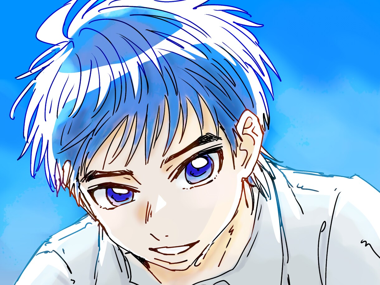 アニメ風のタッチでアイコンを描きます キャラクターの描きわけにこだわり有り、表情を追求してます イメージ5