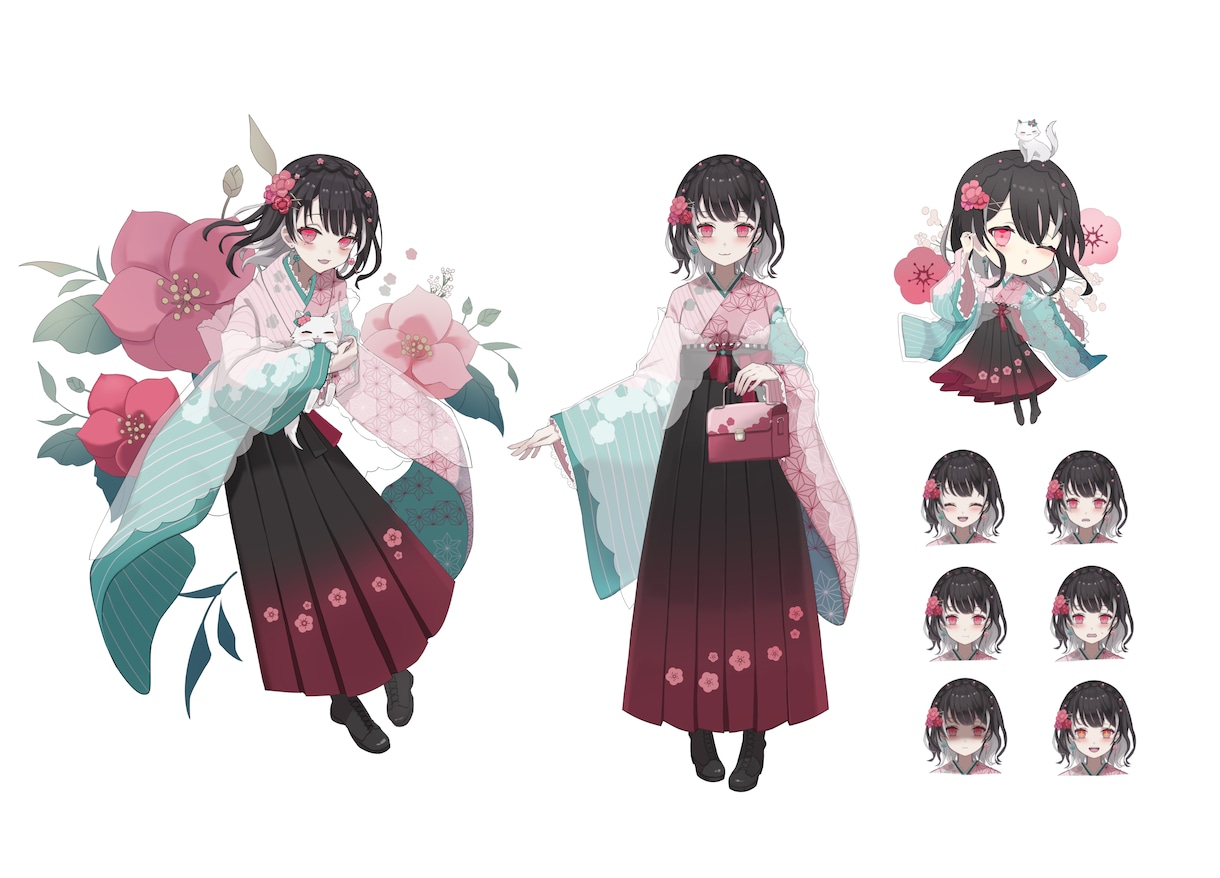 vtuber向けLive2d・パーツ分け作成します 商用利用OK！イラスト描きます！ イメージ8