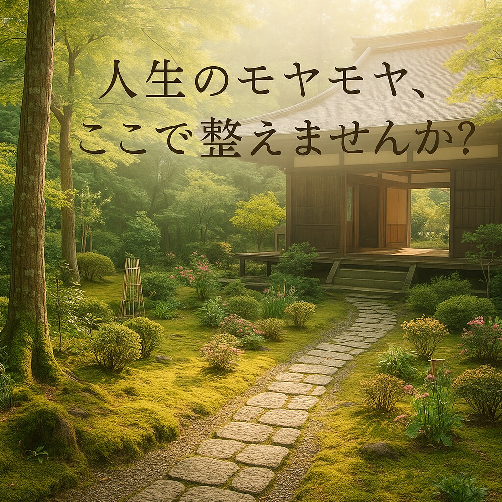 禅で心をほどく。モヤモヤ・人生・魂の悩み相談します 話すことで、自分が見えてくる時間 イメージ1