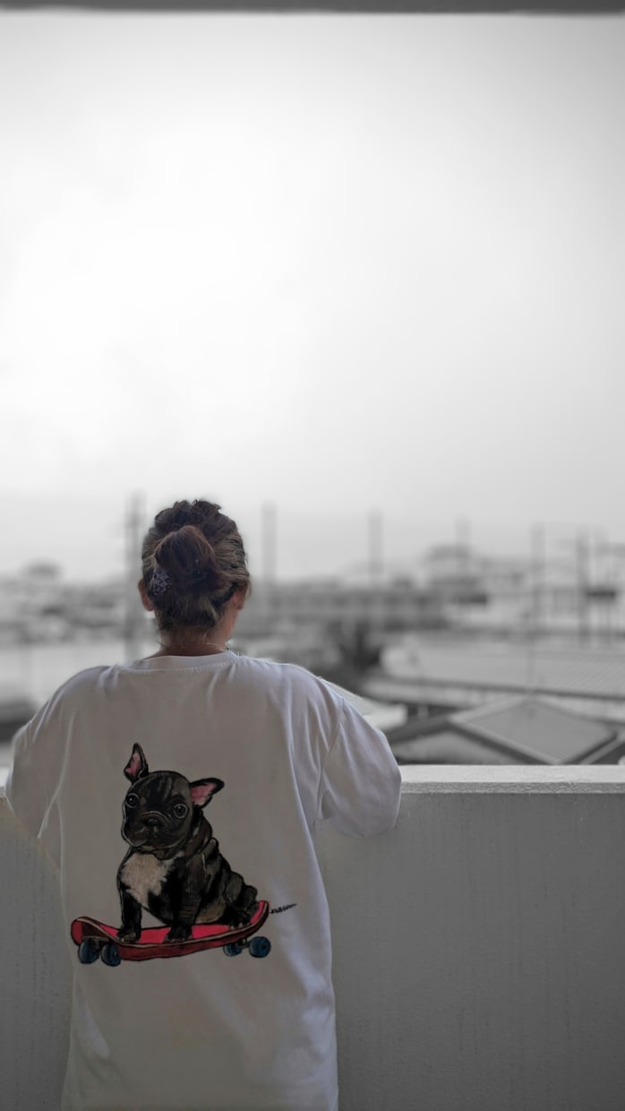 オリジナルTシャツを作ります ペットの似顔絵や個性的なデザインをファッションとして イメージ2