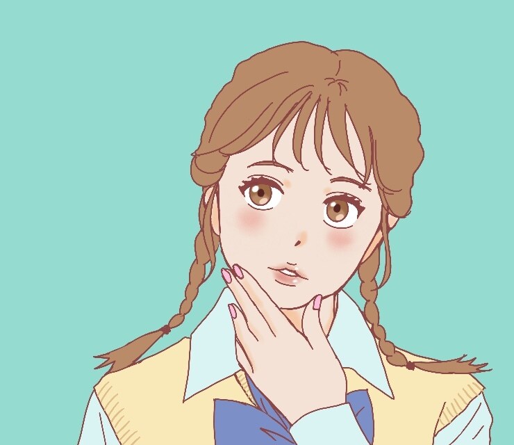 ポップで可愛い似顔絵のアイコンお作りします おしゃれで目を惹く似顔絵アイコン♡世界でただ一つのオリジナル イメージ1