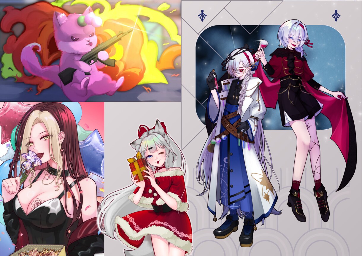 一括対応〇　Vtuberモデル製作します 一部工程（イラスト/モデリング）のみもOK！ イメージ8