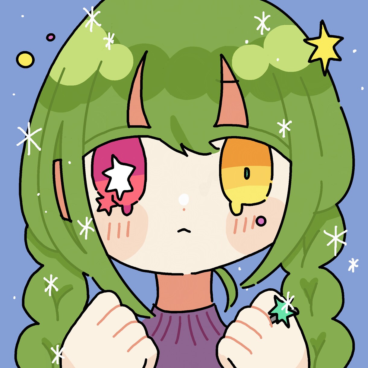 あなただけの可愛いアイコンを描きます シンプルで可愛いけど少し個性的なアイコンを描きます！ イメージ3