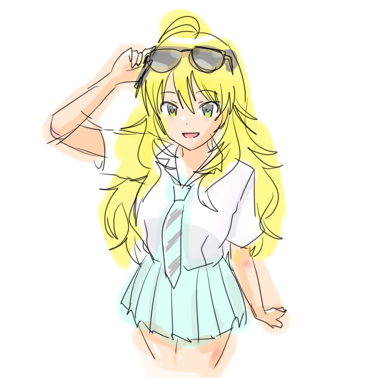 可愛い女の子のイラストを描きます 最短1日でラフをお送り致します イメージ3