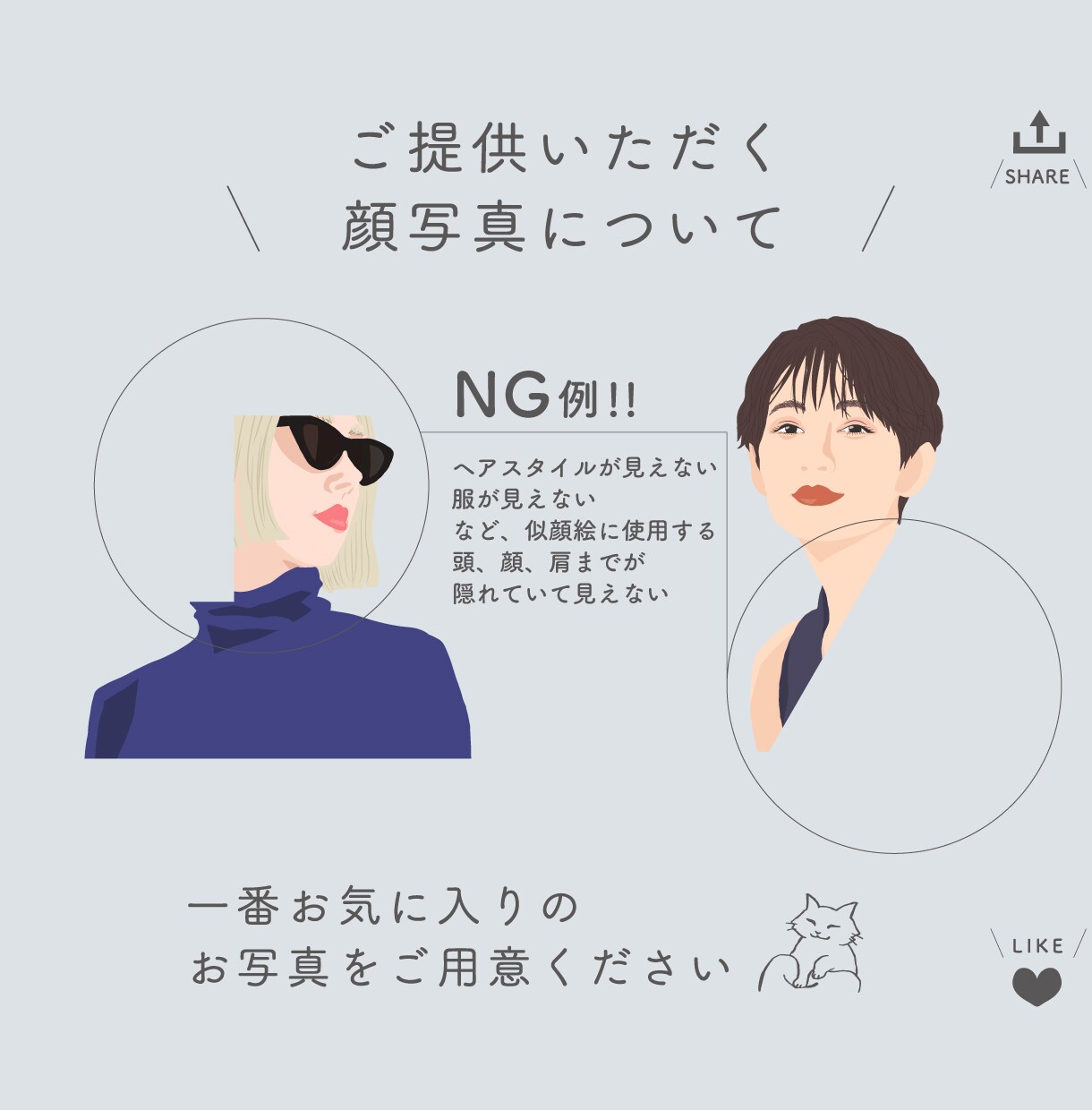 はじめまして！で心をつかめる似顔絵名刺つくります 「オーラを引きだす似顔絵」名刺が自己表現力をサポートします イメージ7