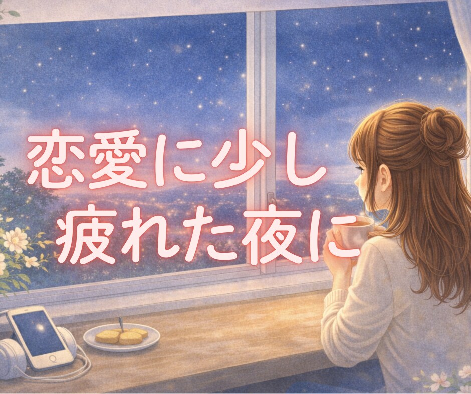 恋愛に少しつかれた夜に静かに聞きます 理想と現実のあいだで揺れる気持ちそっと受けとめます イメージ1