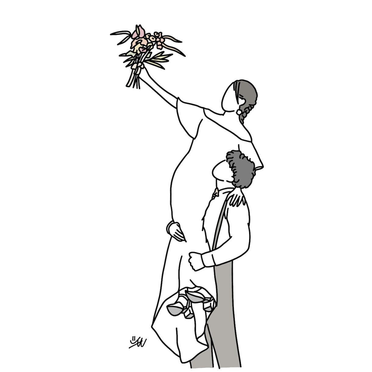 シンプルなイラスト描きます 淡い色味がお好きな方におすすめ イメージ7