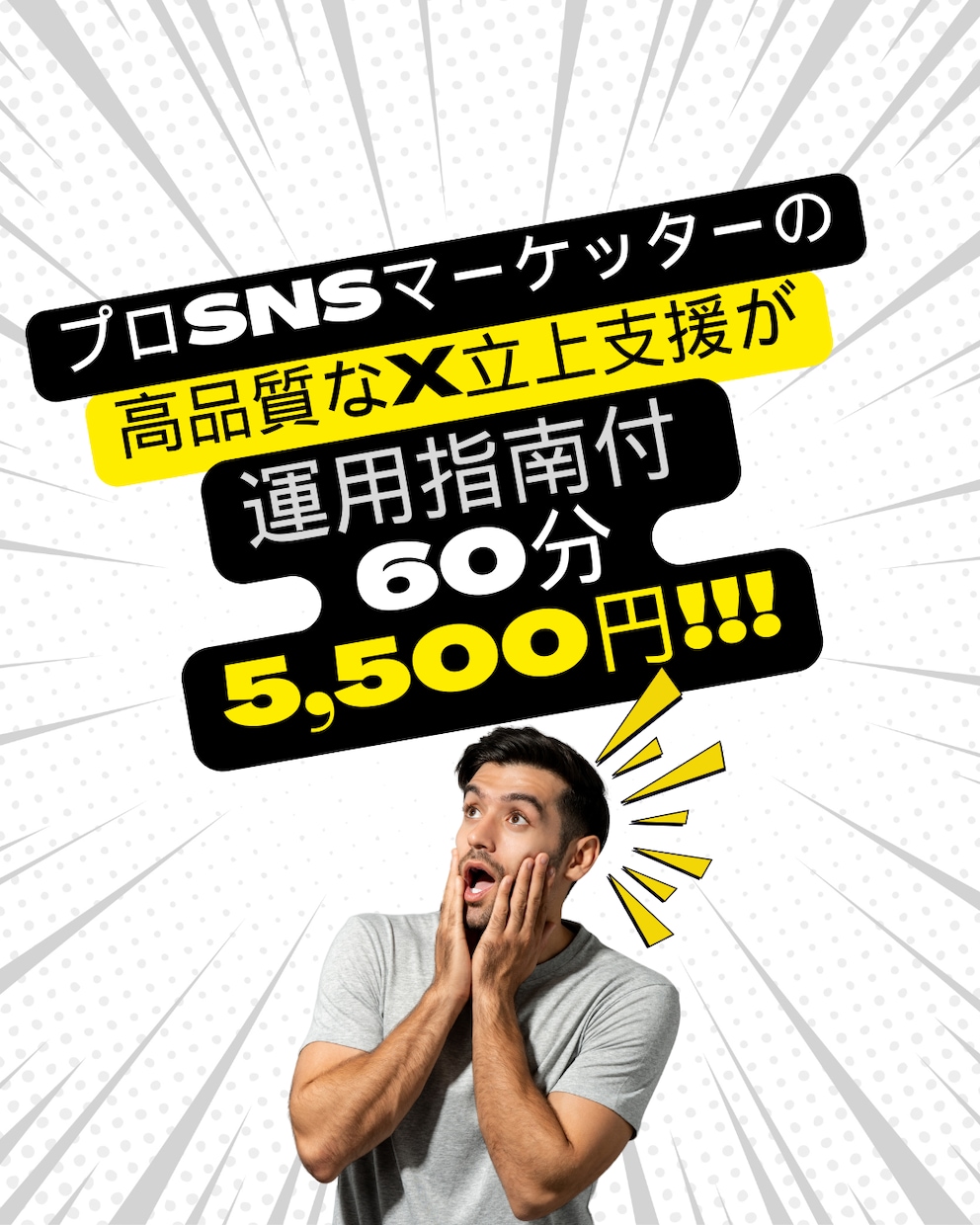 成果にコミット！X立ち上げ伴走します ビデオチャットでXアカウント立ち上げ支援と運用指南をします イメージ1