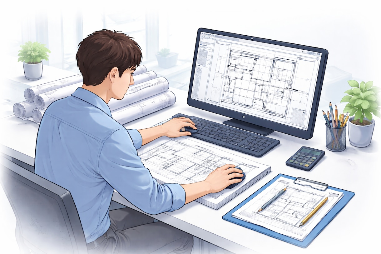 格安でJWCAD図面修正・トレース代行します PDF・手書き図面OK｜初回実績作りのため低価格で対応中 イメージ1