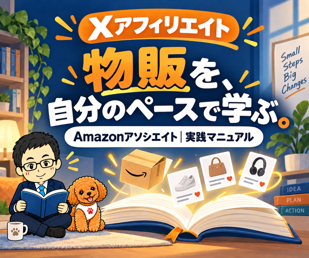 XアフィリエイトをAI活用で教えます Amazonアソシエイトの物販を実践マニュアルで学ぶ イメージ1