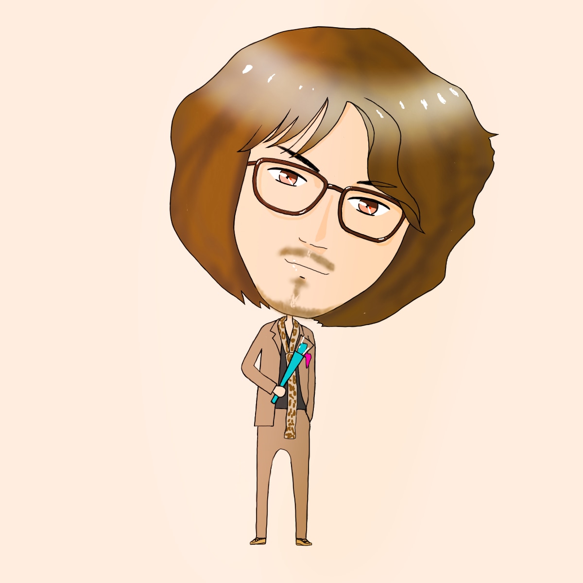 あなたのキャラが3秒で伝わるSNSアイコン描きます 全身の2頭身ちびキャラであなたの好きなものこだわりが伝わる！ イメージ4