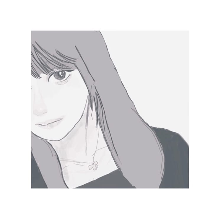 エモい女の子のイラスト描きます エモい女の子、韓国風の女の子のイラストを描きます！ イメージ3