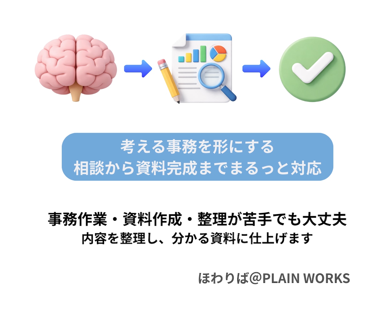資料作成や整理、印刷入稿をお手伝いします 実務目線で分かりやすく整えます イメージ1
