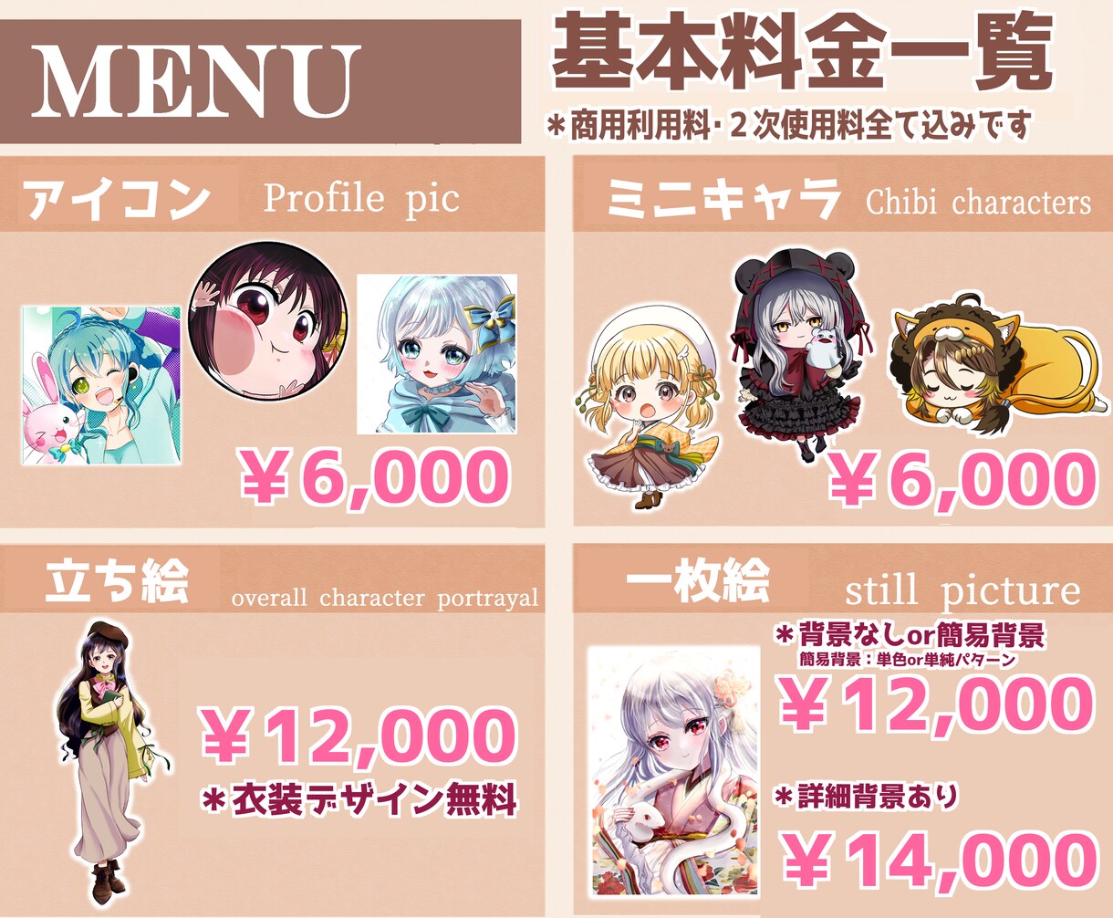 活動の楽しみが増える！キラキラなイラストを描きます ファンの方にも喜んでもらえる上質なイラストをお描きします！ イメージ2