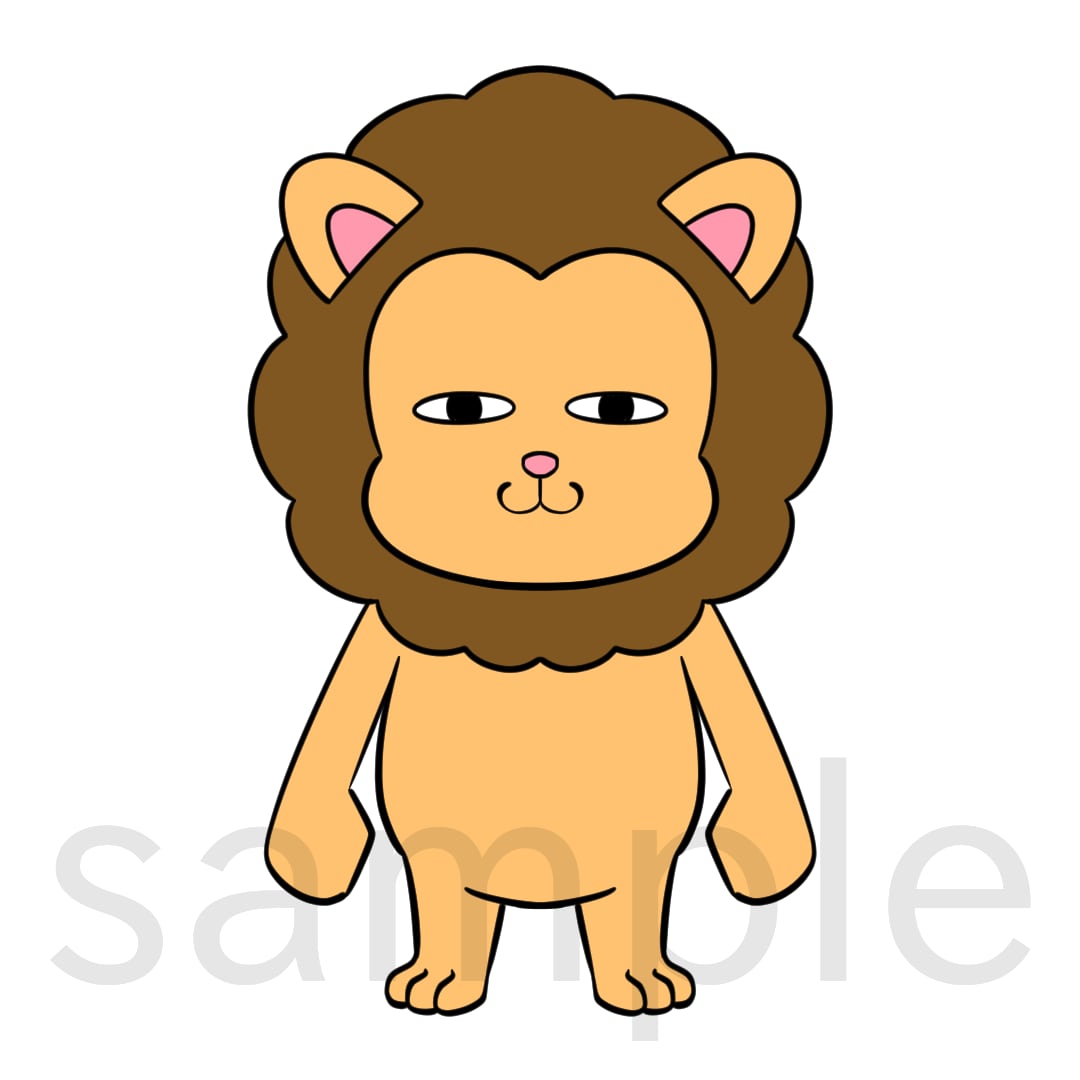 個性抜群！死んだ目をした動物のイラスト描きます かわいいだけじゃない、シュールな動物イラストをお届け イメージ6