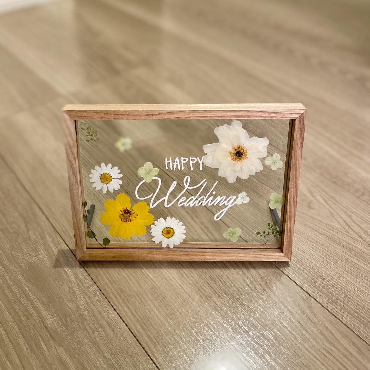 ウェルカムボード/ギフト作成いたします 押し花やドライフラワーを使用して作成いたします。 イメージ2