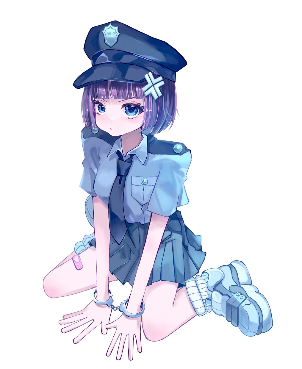 可愛い女の子を描きます ピンク系青系、可愛い女の子や、可愛い服装を求める方へ イメージ2