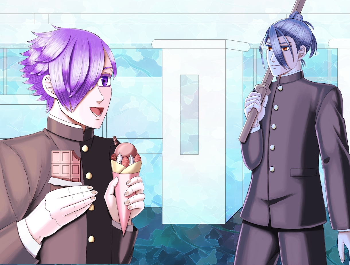 オリジナルイラスト制作します 男子・BLイラストが欲しい方へ イメージ6