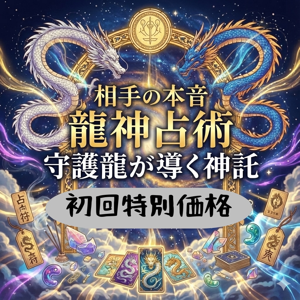 龍神占術、恋・仕事・人間関係流れを龍神が導きます もう迷わない龍神と四柱推命の極致。現状を打破し幸せを掴む指針 イメージ3