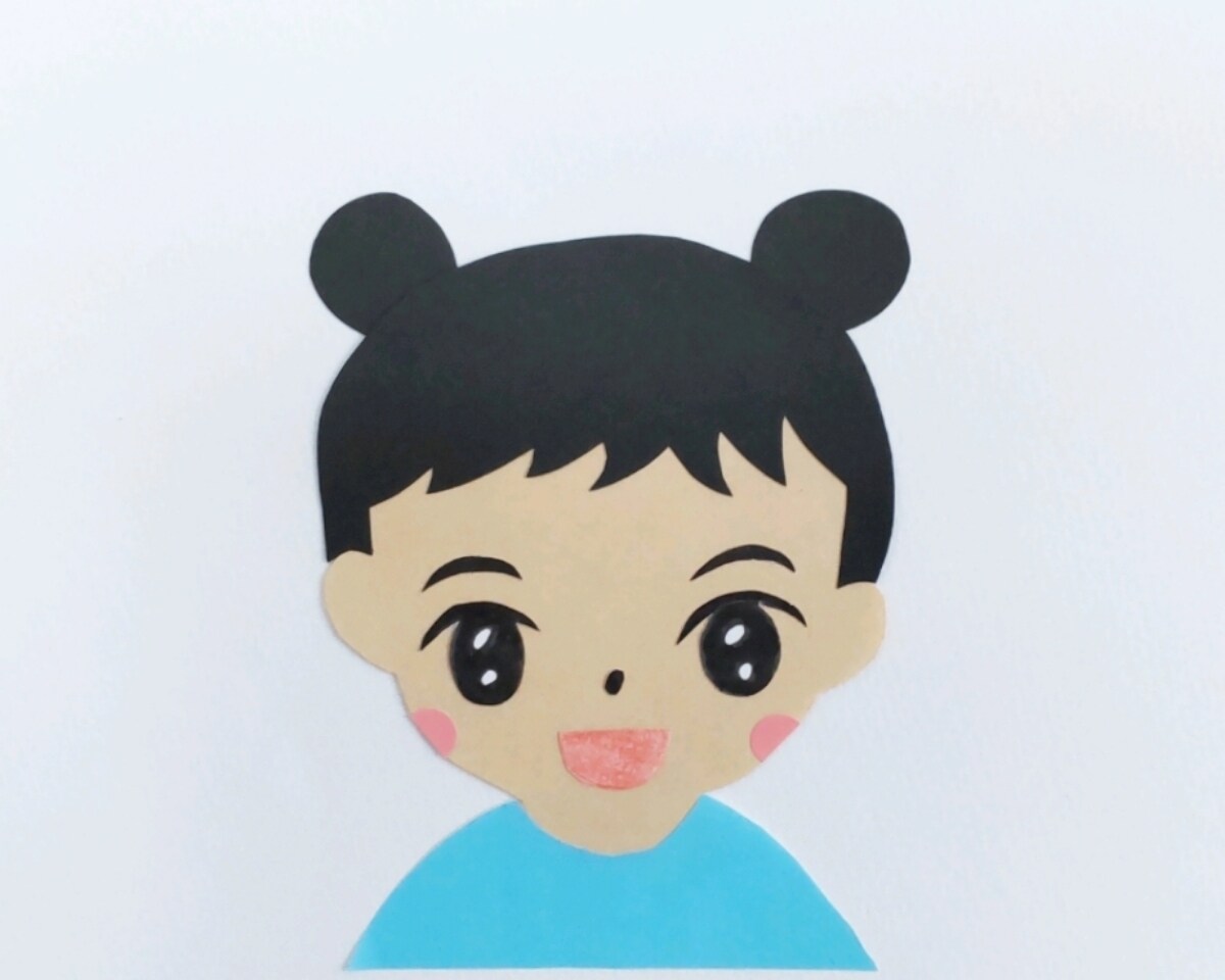 ２名様でも追加料金なし、貼り絵をデータで納品します 似顔絵風の貼り絵をデータ納品いたします。２名様も同料金です。 イメージ1