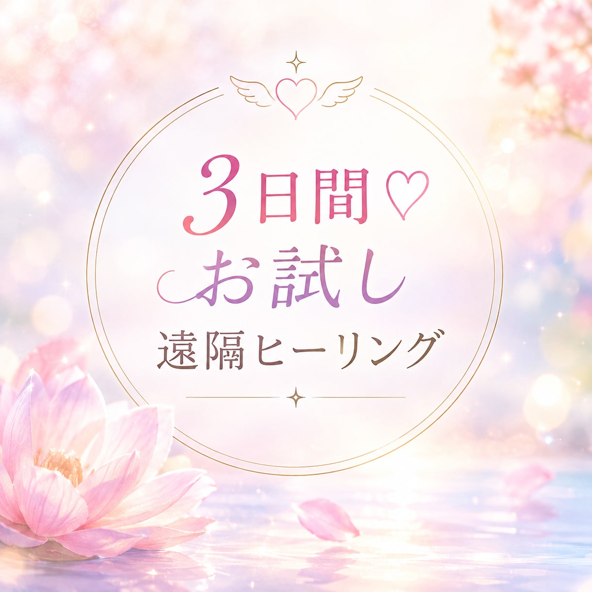 3日間お試し♡選べる遠隔ヒーリングします 気になるエネルギーを3日間ゆっくり体験ஐ⋆* イメージ1