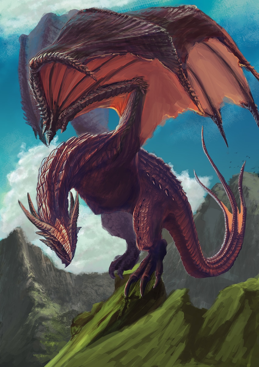 モンスターデザインと一枚絵を作成します 厚塗りテイストでモンスターデザインと一枚絵を製作 イメージ4