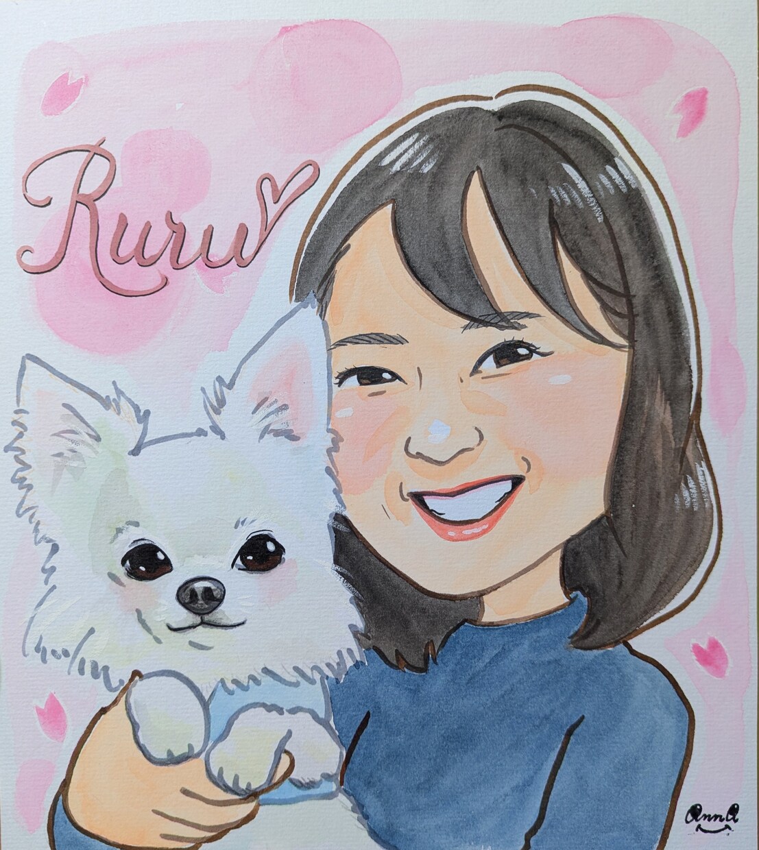 そっくりな可愛い似顔絵描きます 水彩やデジタルで似顔絵お描きします！ イメージ3