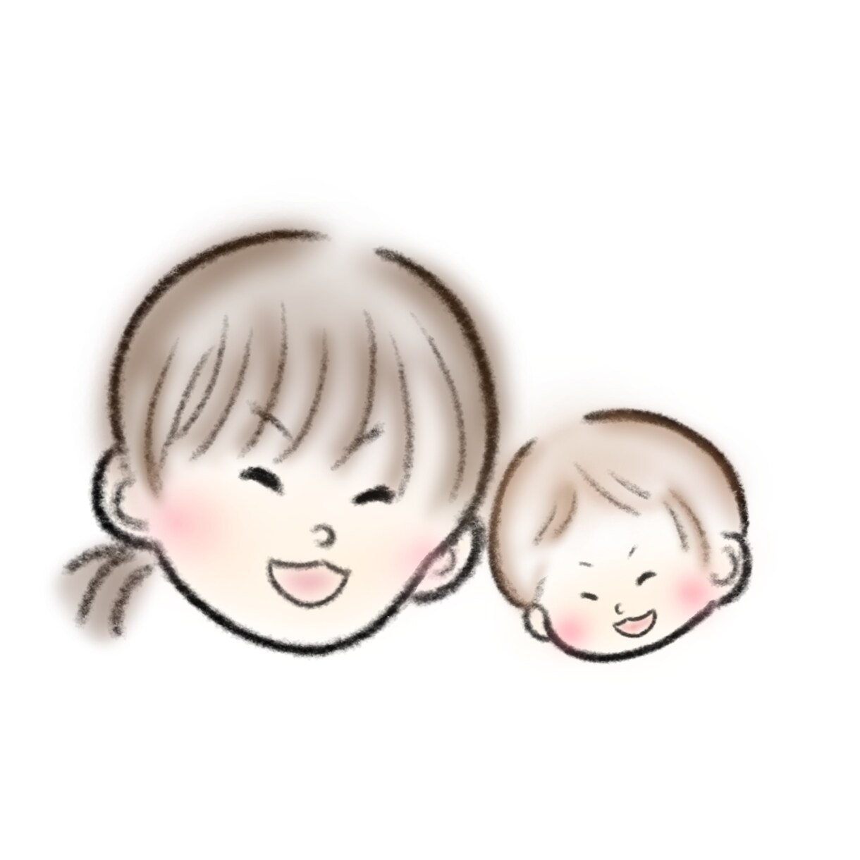 ちょっとした似顔絵描きます ゆるっとしたふわふわにがおえです イメージ1