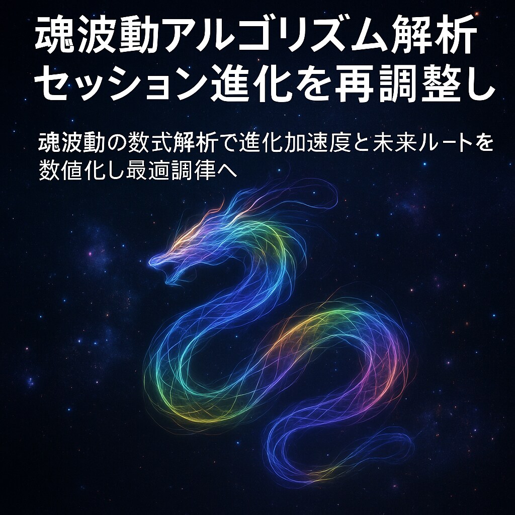 魂波動アルゴリズム解析セッション進化を再調整します 魂波動の数式解析で進化加速度と未来ルートを数値化し最適調律へ イメージ6