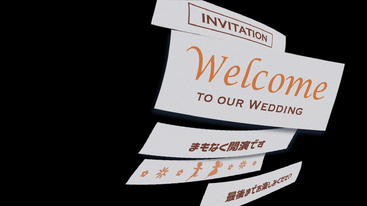 スパイファミリー風★結婚式ムービーを作ります 【最短7日納品】大人気アニメのオープニングムービー イメージ3