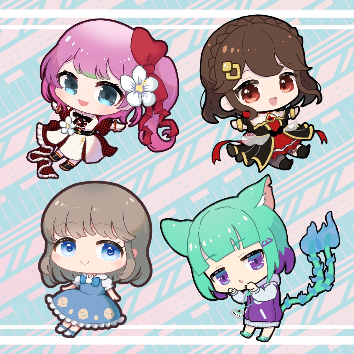 デフォルメ（SDキャラクター）イラスト制作します SNSアイコン・配信サムネイル・グッズ等に！ イメージ4