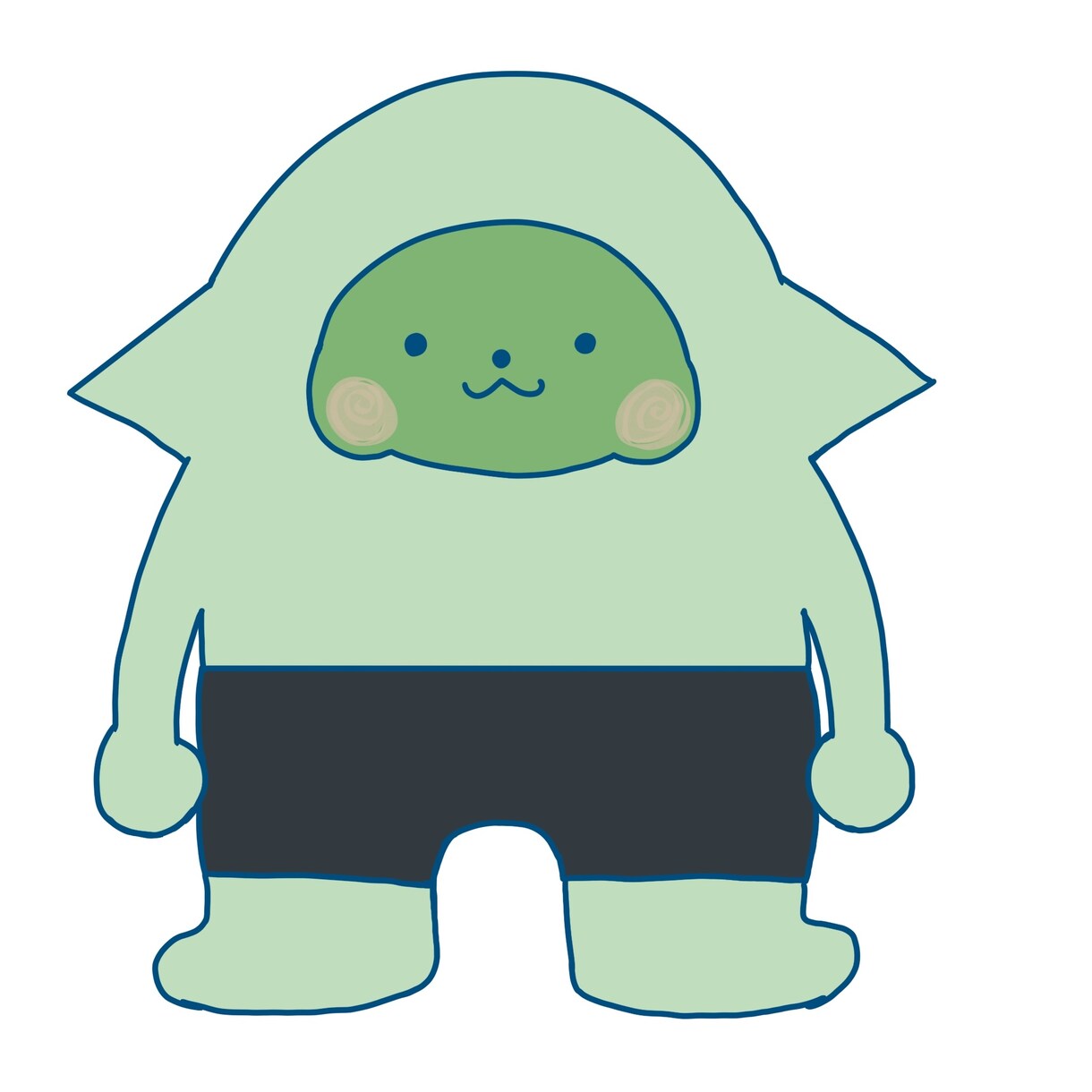ゆるいキャラクターイラスト作成します あなたのイメージをゆるいキャラの一枚絵に イメージ4
