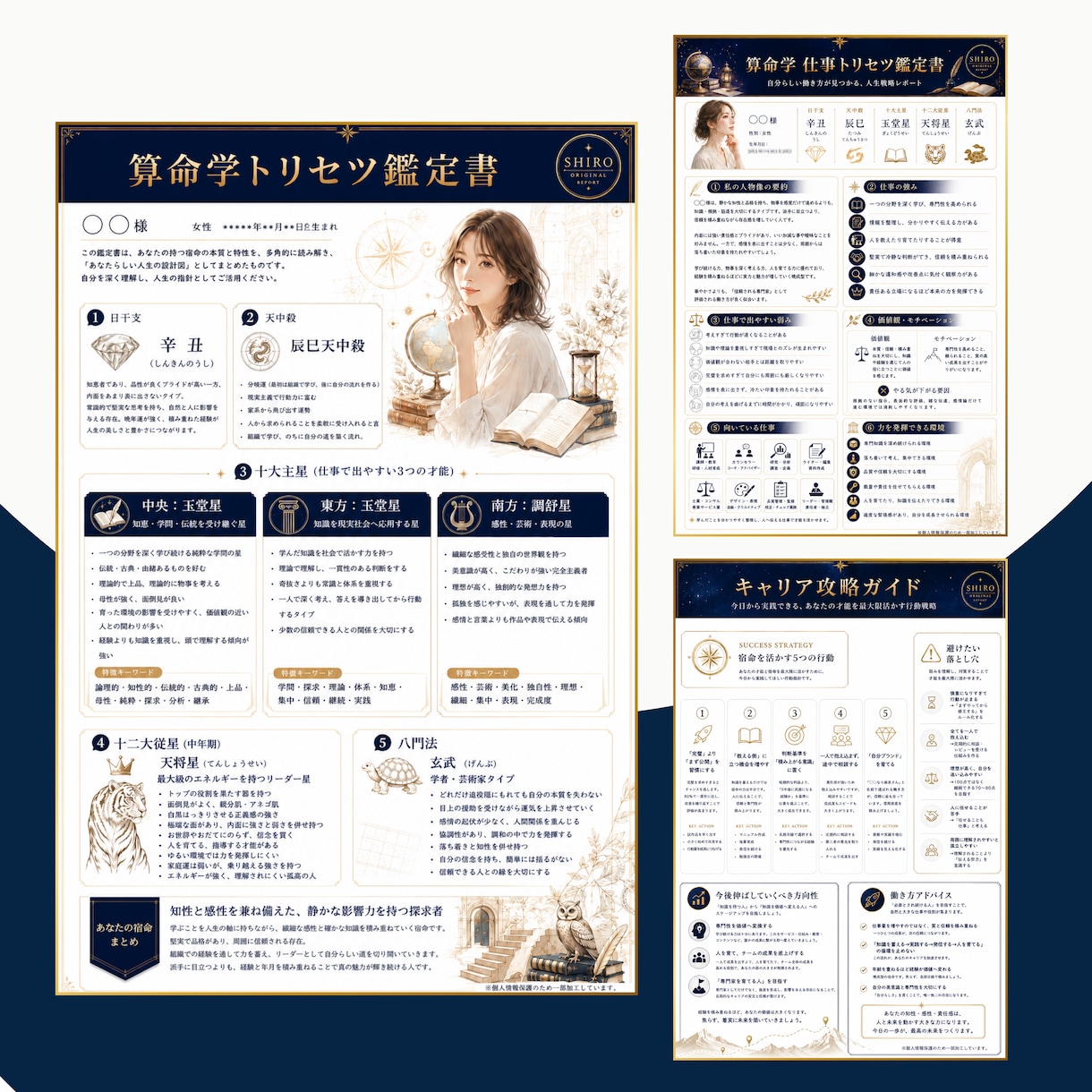 買い替え不要！算命学の仕事トリセツ鑑定書を作ります 【最低7000文字以上】一生使える！才能と適職を徹底分析 イメージ3