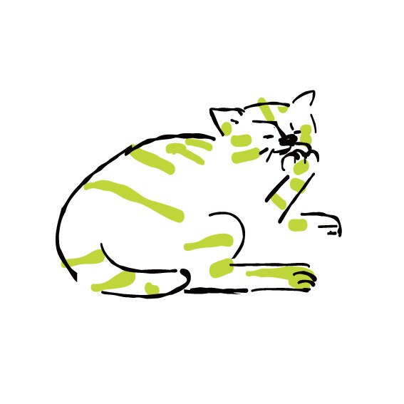 ああ！ゆるい抜け感がたまらないイラスト描きます 個性的でゆるい線画イラストが欲しい方に最適です イメージ6