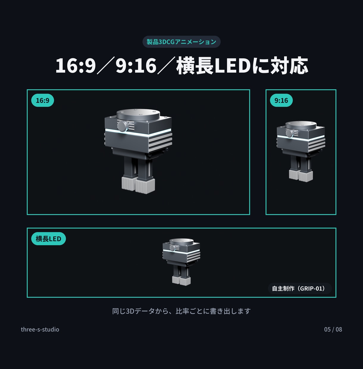 製品の仕組みが伝わる3DCG動画を制作します 内部構造や動きを可視化｜展示会・EC・SNS向け イメージ5