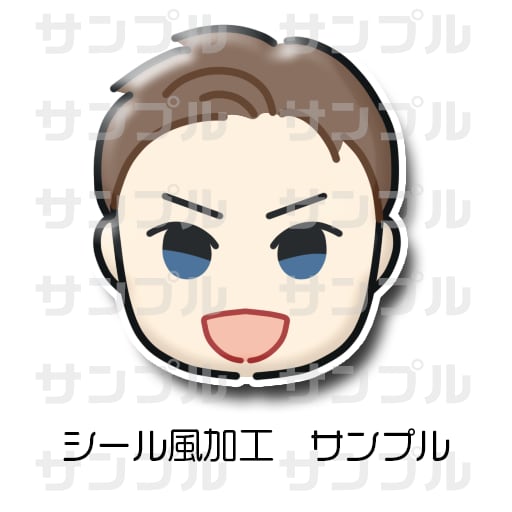 シンプルで可愛い！手がき似顔絵アイコン描きます SNSアイコンに◎プラス1000円でぷっくりシール風加工も！ イメージ10