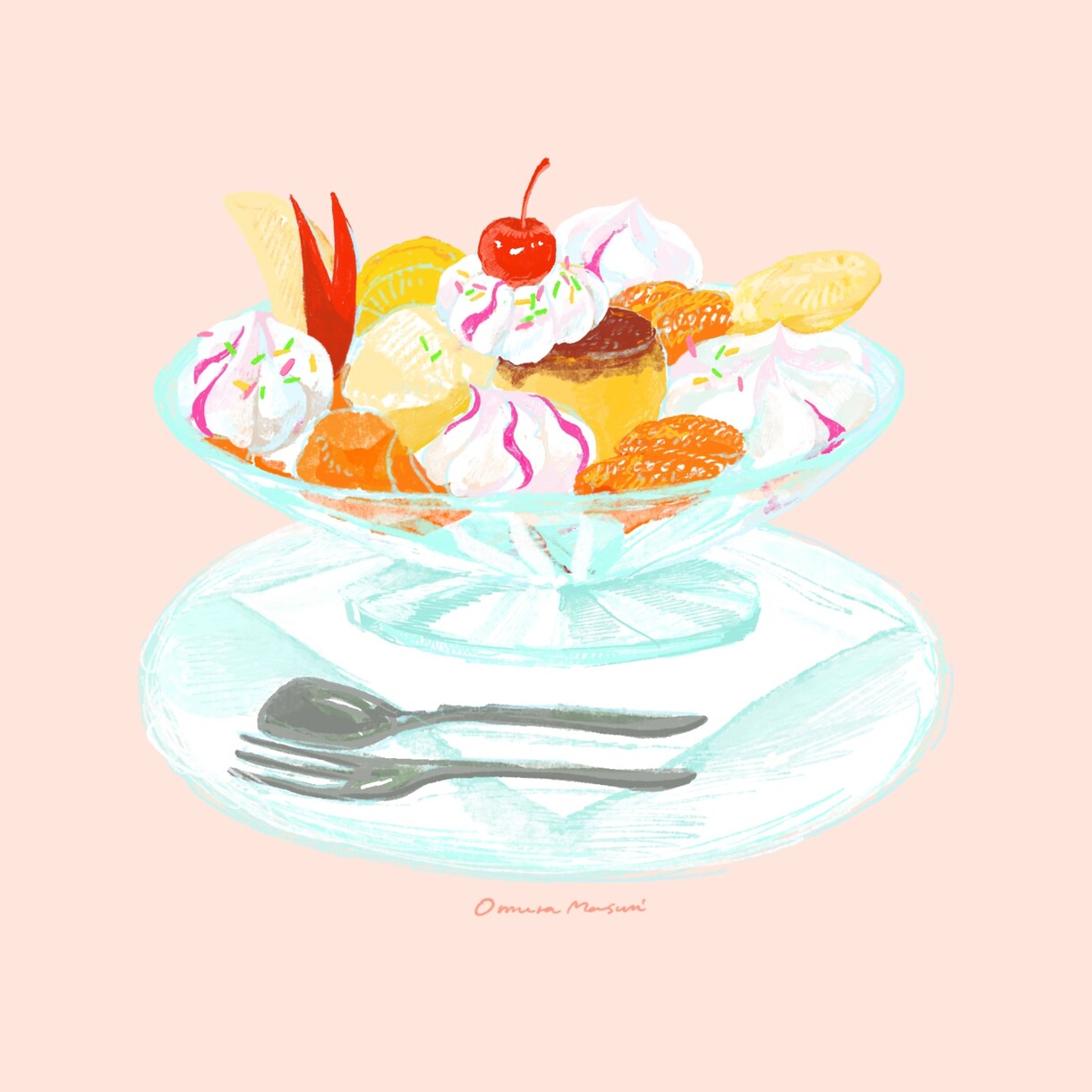 可愛く温かみある美味しそうな食べ物イラスト描きます 商用OK！パッケージや雑誌、メニュー表の挿絵に！ イメージ2