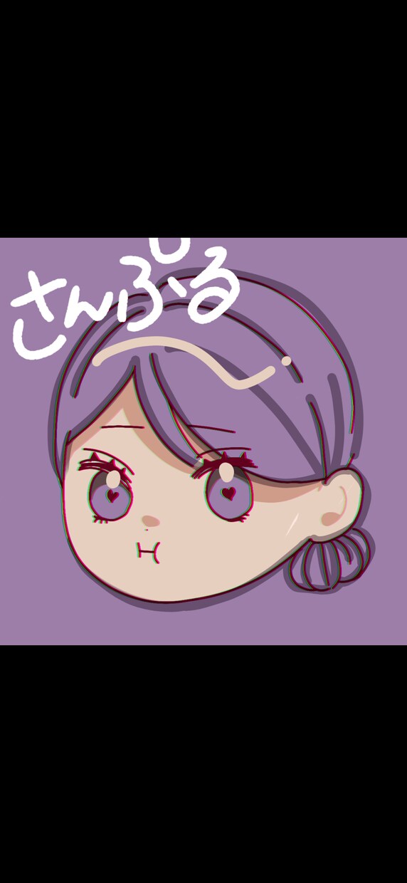 ころんとした似顔絵アイコン描きます ゆるくて丸い。あなた専用アイコンを早く、安くお届けします イメージ1