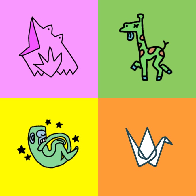ロゴやキャラクターを作成します フラットでモダンかつシンプルなロゴやキャラクターを作ります。 イメージ1