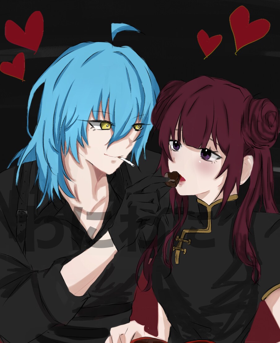 ゆる可愛い夢絵・SNSアイコン描きます やわらかい雰囲気の甘め夢絵が得意です♡ イメージ2