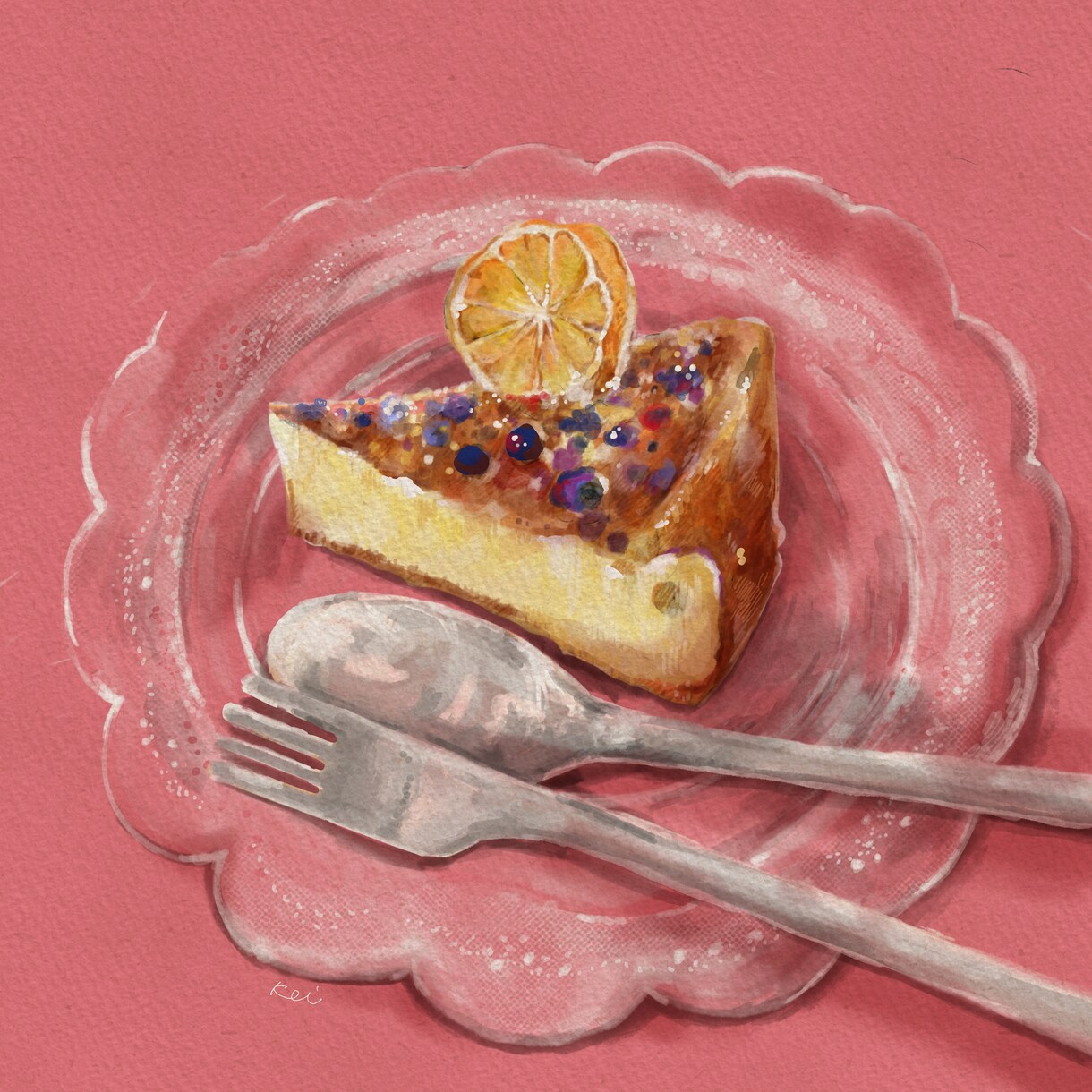 Cafeイラスト制作します 美味しいランチ、デザートデータ制作いたします。 イメージ4
