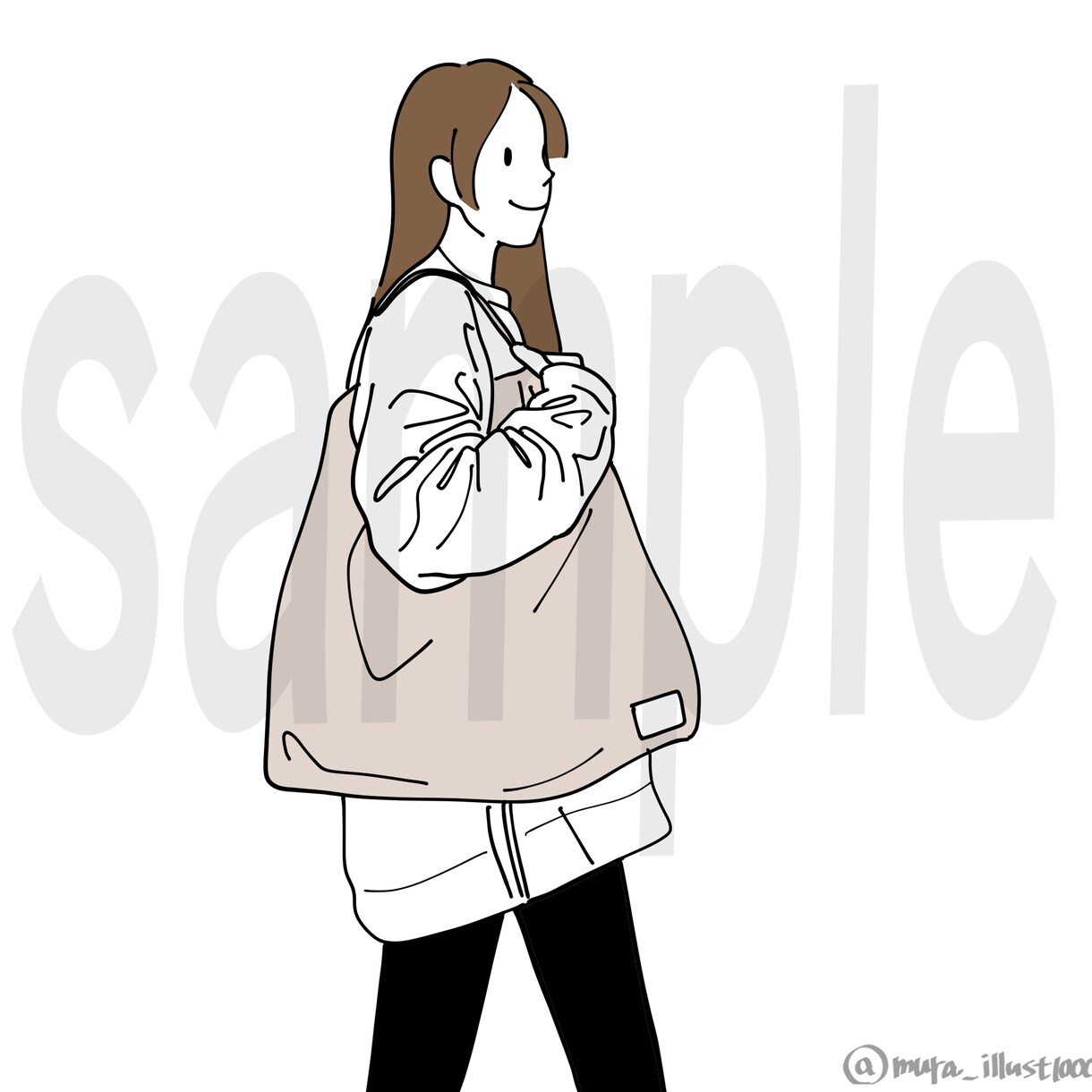 全身OK★フルカラー★★シンプルイラスト制作します WEBサイトやバナー、アイコン用に。ビジネスにも♪ イメージ6